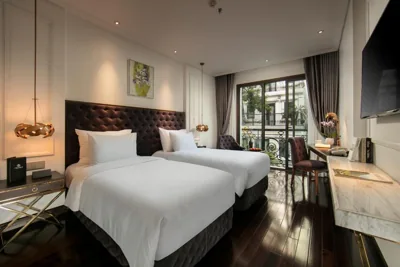 Chambre familiale communicante de deux chambres — Anatole Hotel Hanoi